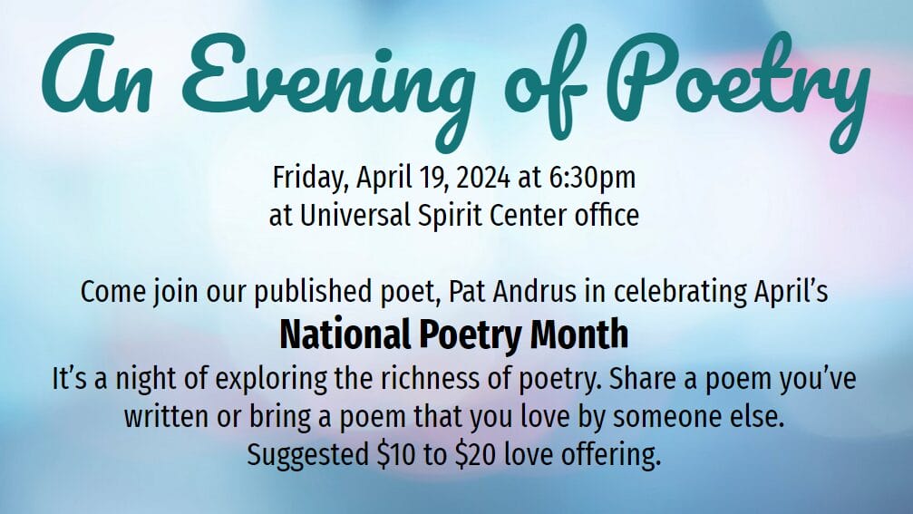 An Evening of Poetry with Pat Andrus