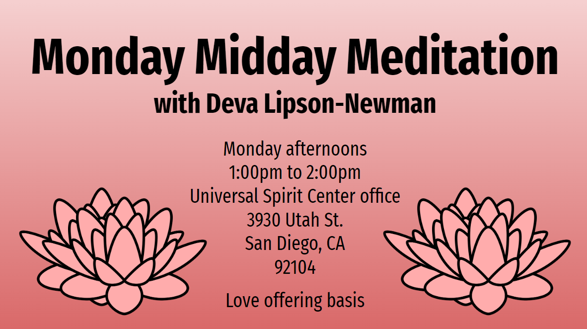 Monday Midday Meditation Circle with Deva