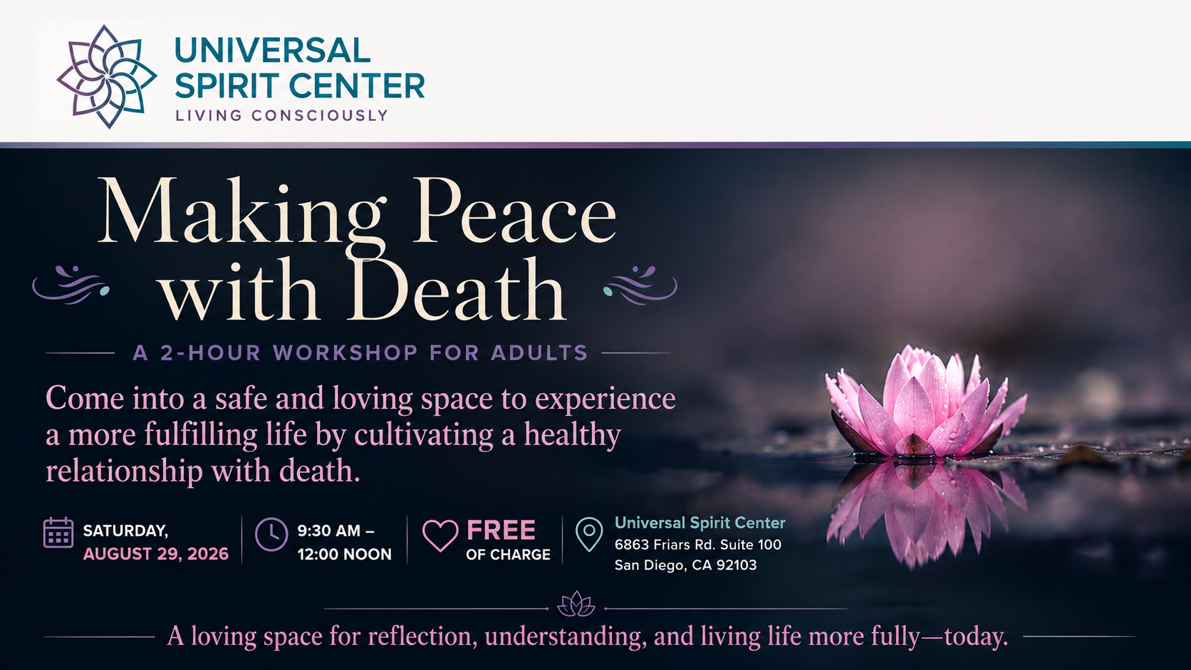 Making Peace with Death Workshop